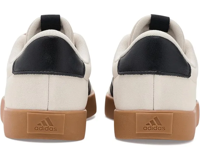 Кроссовки Adidas VL Court 3.0 с кожаным верхом и вулканизированной подошвой