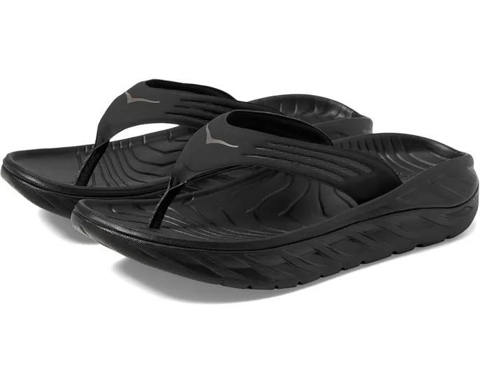 Шлепанцы Hoka Ora Recovery Flip с технологией Meta-Rocker и поддержкой