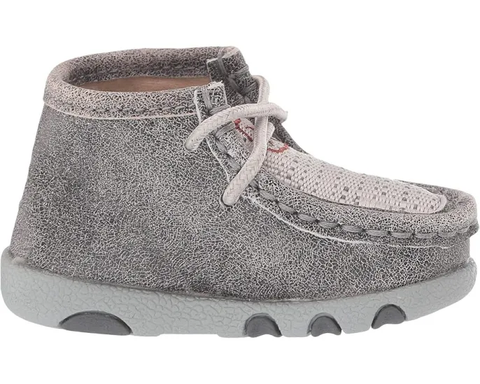 Мокасины Twisted X Chukka Driving Moc для малышей с резиновой подошвой