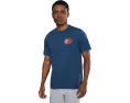 Футболка Hurley Fast Circles с коротким рукавом и принтом на груди
