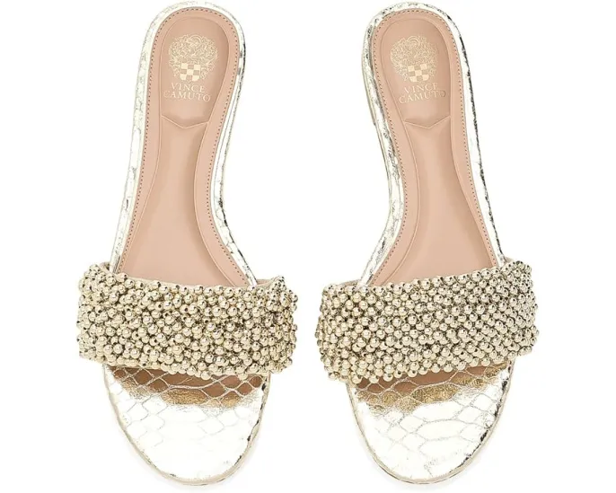 Сандалии Balea Beaded с расшитой бусинами лентой