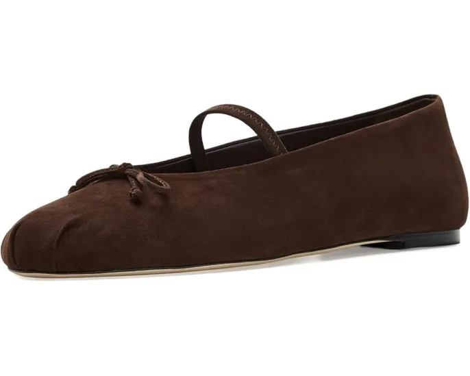Туфли Prima Bow Ballet Mary Jane Stuart Weitzman с бантом
