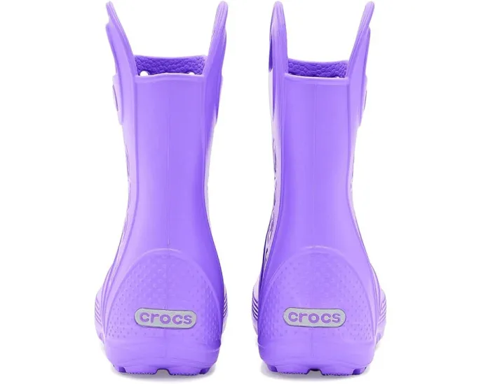 Резиновые сапоги Crocs Handle It для малышей с ручками и светоотражающим логотипом