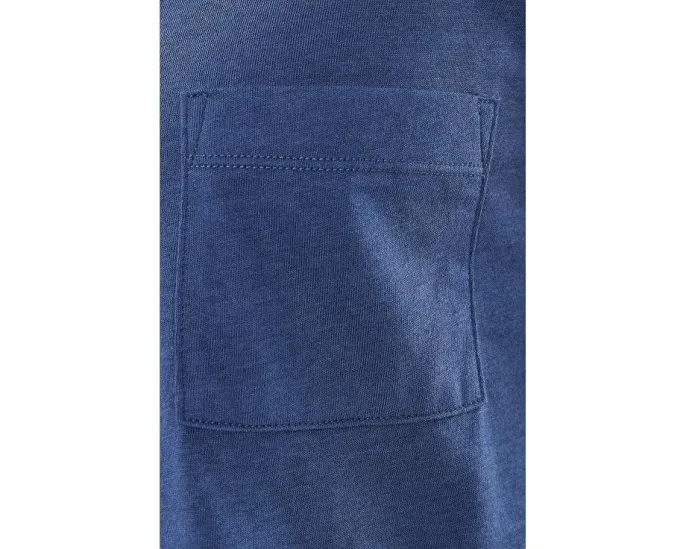 Топ Eberjey Aloe Cotton Tank из хлопка с алоэ синего цвета
