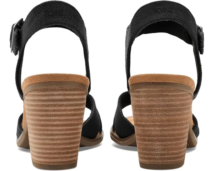 Сандалии TOMS Majorca Ankle Strap на квадратном каблуке с ремешком на щиколотке