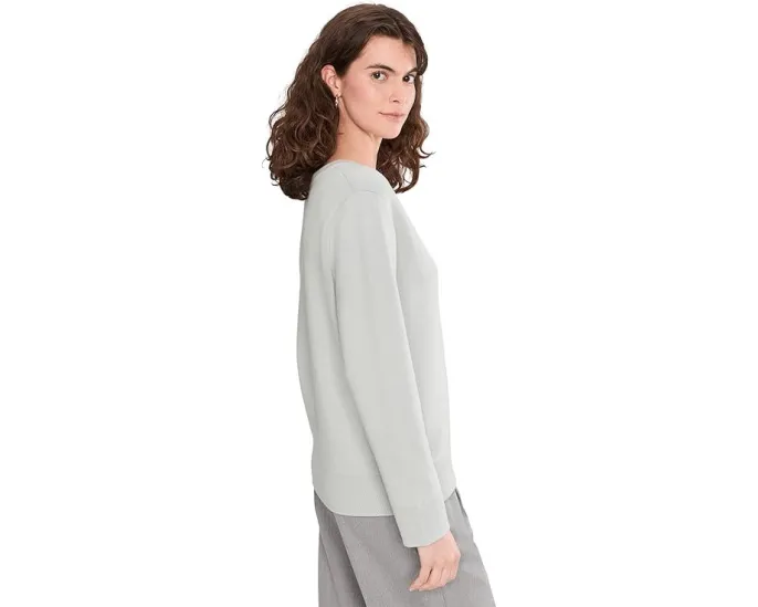 Свитер Vince с V-образным вырезом из двойного хлопка и кашемира