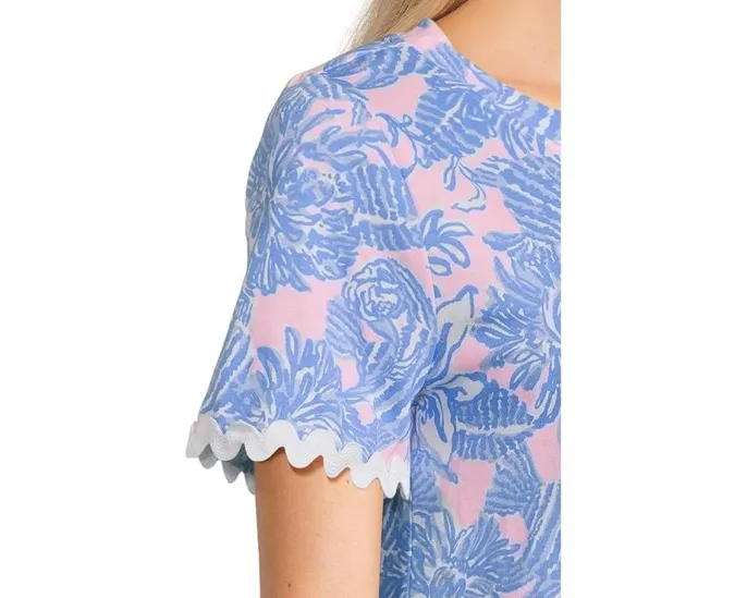 Платье Lilly Pulitzer Cody с коротким рукавом из пима-хлопка