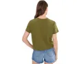 Футболка Bella Tee Slub Madewell Varsity Red хлопковая классическая
