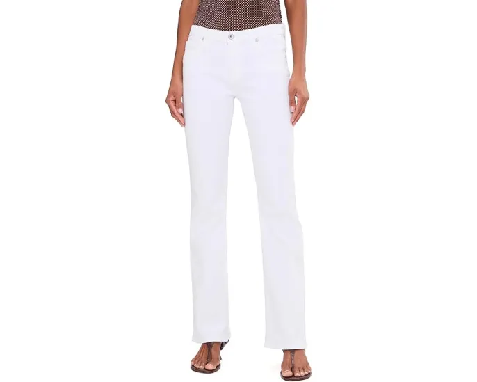 Джинсы Angel Low Rise Bootcut с низкой посадкой и расклешенными штанинами в цвете Gallery White от AG Jeans