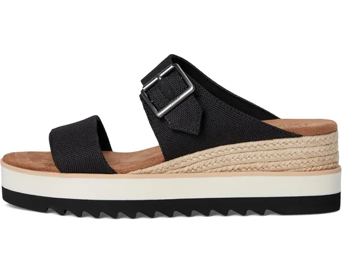 Сандалии Diana Mule Bukle на платформе с ремешками и пряжкой