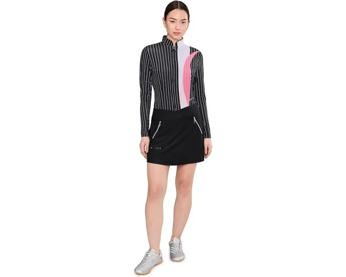 Топ Jamie Sadock с длинным рукавом и четвертью молнии Sunsense Slinky