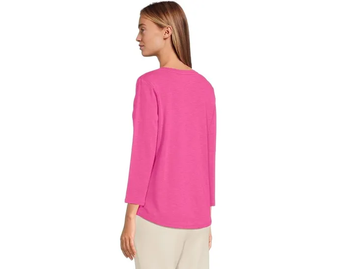 Tommy Bahama Ashby Isles Rib топ с круглым вырезом и 3/4 рукава