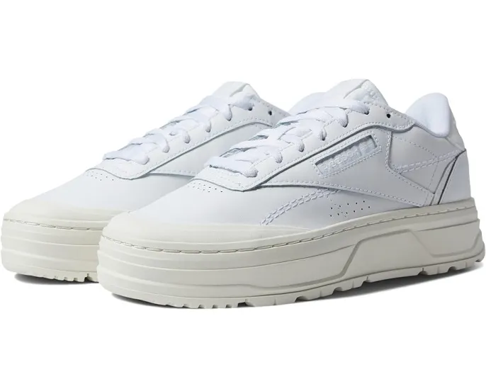 Reebok Club C Double Geo женские кеды в теннисном стиле