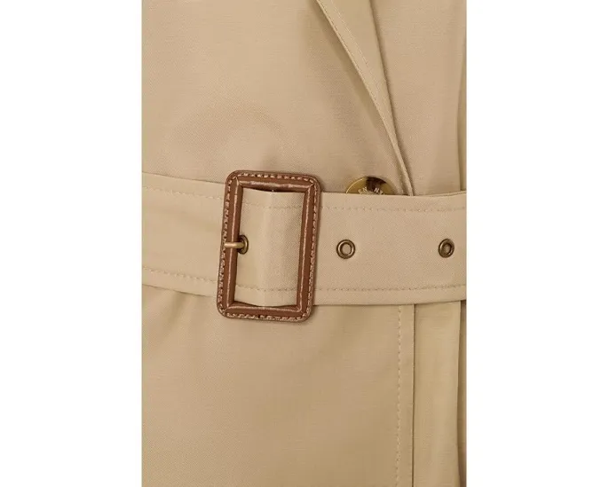 Пальто Lauren Ralph Lauren с поясом и двойной застежкой