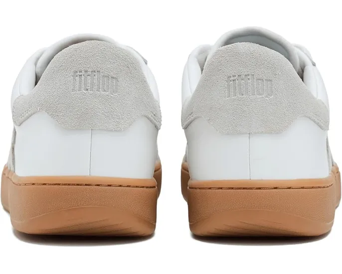 Кроссовки FitFlop The Dash Ff T-Toe из кожи и замши с технологией iQushion
