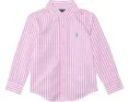Рубашка Polo Ralph Lauren Kids в клетку из хлопкового поплина с вышитым пони