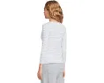 Футболка Lilla P Striped 3/4 Sleeve Boatneck с полосатым узором