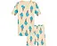 Детская пижама HannaJams Print Short John с коротким рукавом из органического хлопка