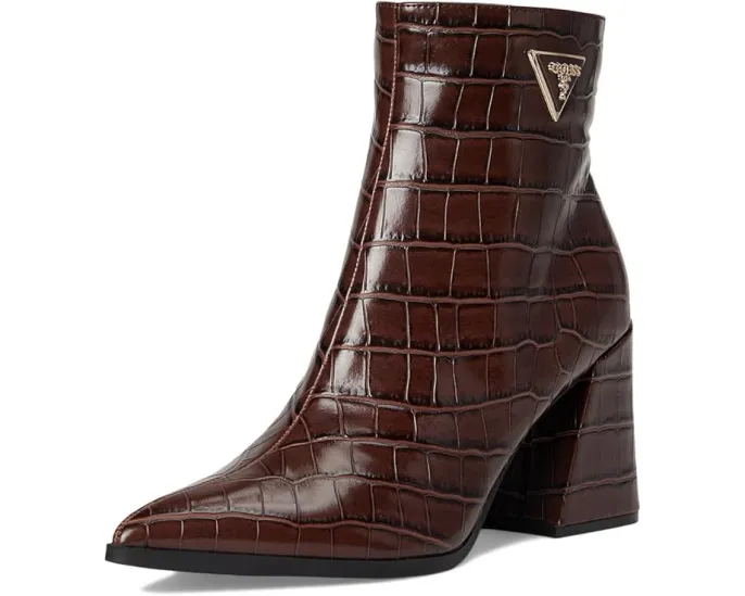 Ботильоны GUESS Luseray с острым носком на среднем каблуке