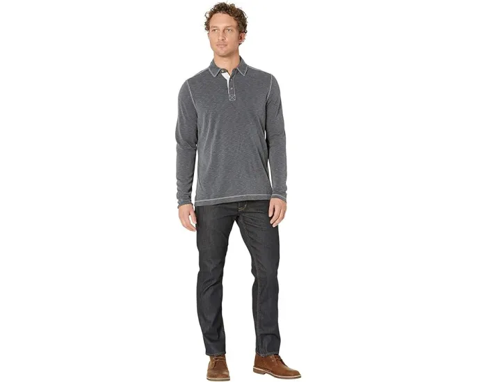 Длинный рукав поло Johnston & Murphy Vintage Slub