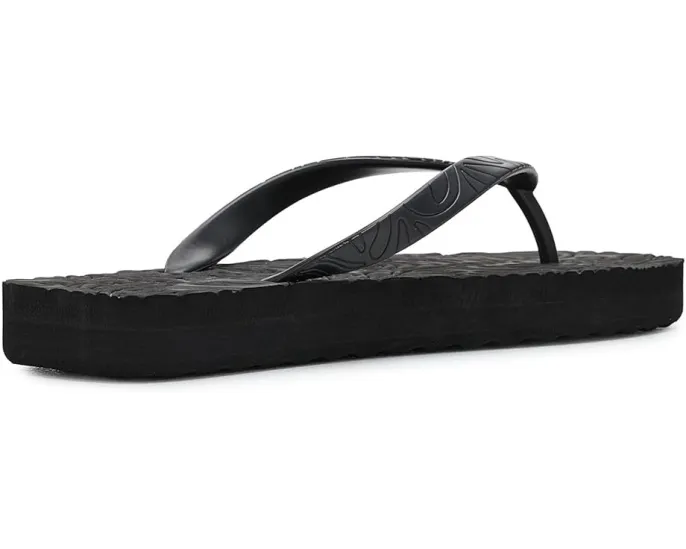 Шлепанцы Roxy Beach Up с легкой конструкцией и круглым носком