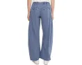 Free People брюки чинос Spotlight Washed Barrel из коричневого хлопка
