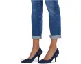 Джинсы Margot в цвете Opera Blue от NYDJ с технологией Lift Tuck и закатанными манжетами
