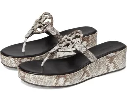 Босоножки Tory Burch Miller Wedge 25Mm на платформе с кожаным верхом