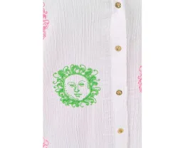 Рубашка Kwitney Embroidered Long от Lilly Pulitzer с вышивкой