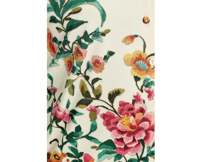 Блуза Johnny Was The Janie Favorite на пуговицах с цветочным принтом