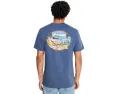 Футболка Pacifico Sayulita Cruising Screen Tee Quiksilver темно-синяя