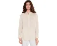 Свободная льняная рубашка Lauren Ralph Lauren из маскарпоне