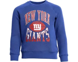 Толстовка NFL New York Giants реглан из флиса для детей Junk Food Clothing