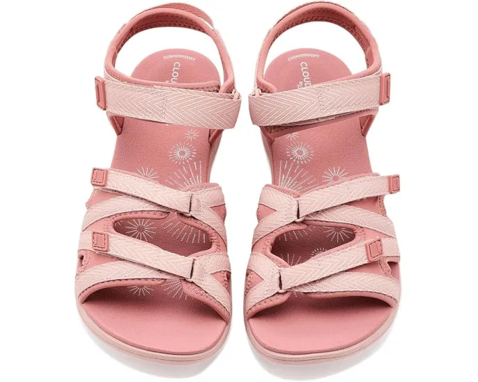 Сандалии Clarks Mira Madi с тремя ремешками и стелькой Cushion Soft