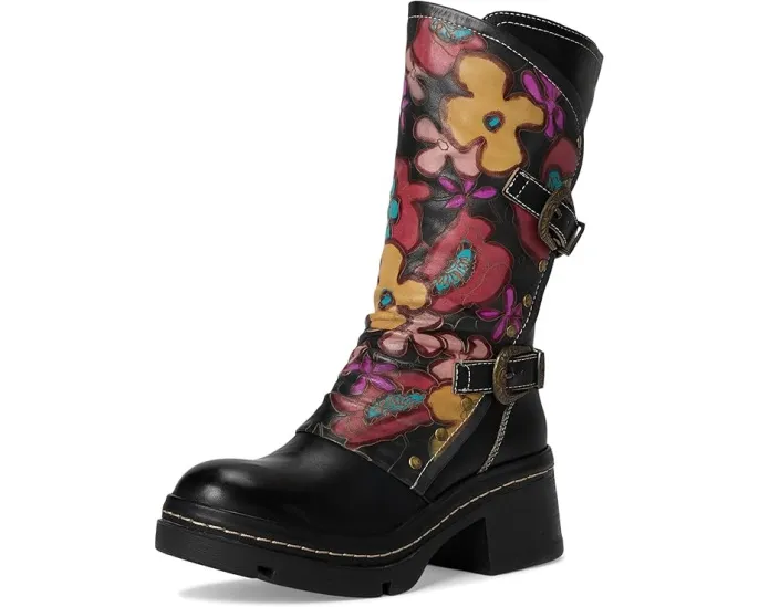 Высокие сапоги Coolvibes с вышивкой и каблуком 6 см