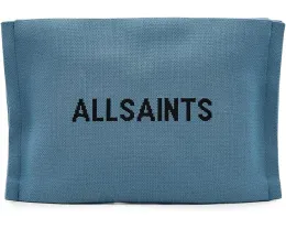 Клатч AllSaints Izzy Steel Blue из переработанного полиэстера