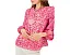 Блуза Lilly Pulitzer Giana с длинным рукавом из шелка с воротником-стойкой