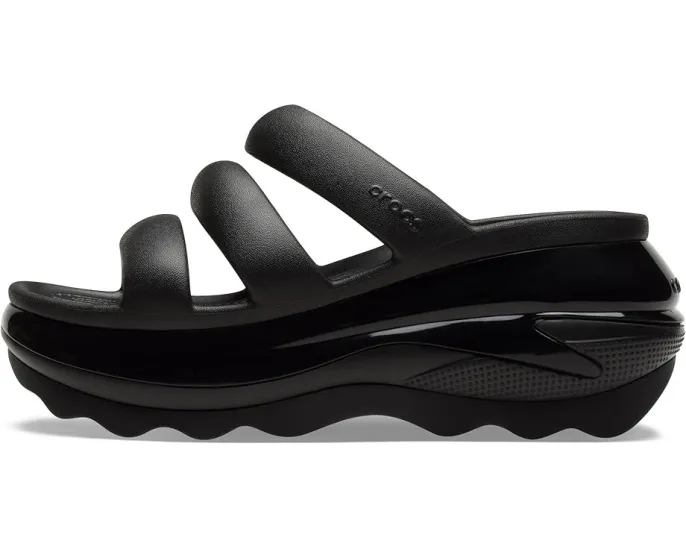 Сандалии Crocs Mega Crush Triple Strap на платформе с тремя ремнями