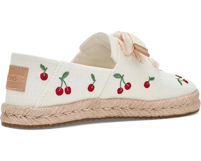 Детские эспадрильи TOMS Carolina на шнурках с платформой