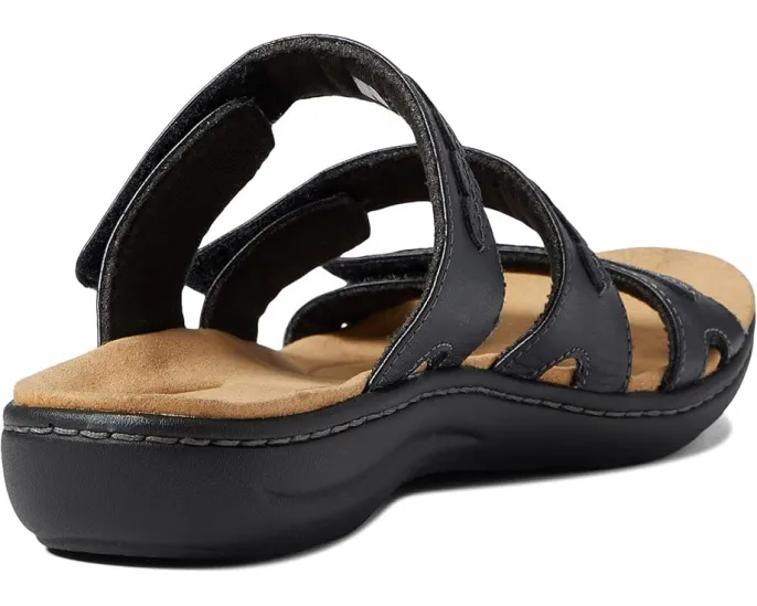 Сандалии Laurieann Cove с открытым носком и детализированными ремешками Clarks