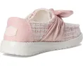 Детские слипоны Hey Dude Kids Wendy Bow Tweed с бантом и текстильным верхом