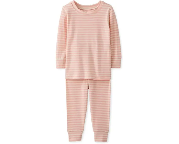 Полосатый пижамный комплект Hanna Andersson Long John из ткани HannaSoft™