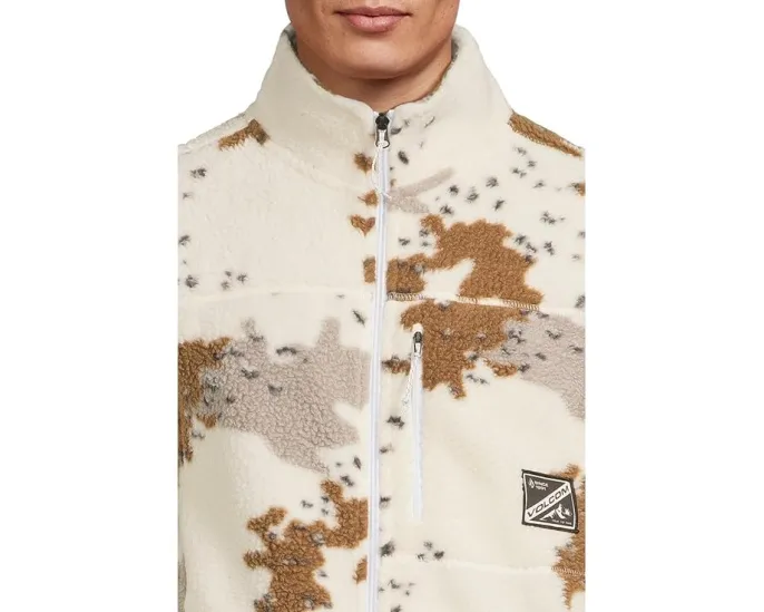 Толстовка Volcom Snow Nelson Sherpa на молнии из мягкого флиса