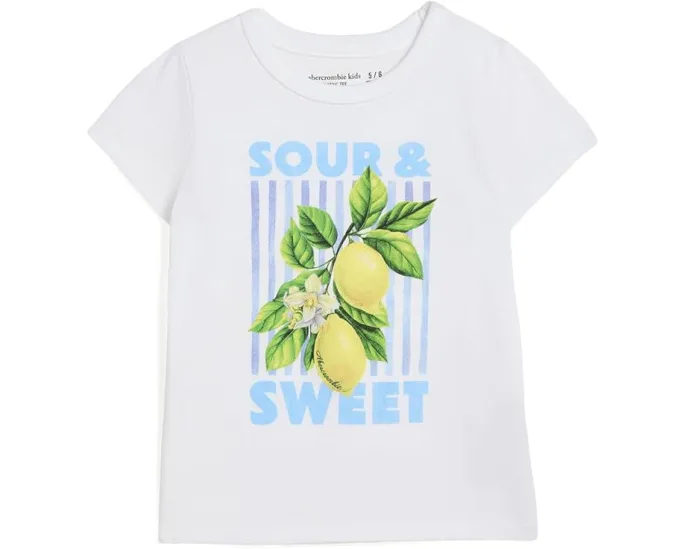 Футболка Sour and Sweet Classic от abercrombie kids с ярким принтом