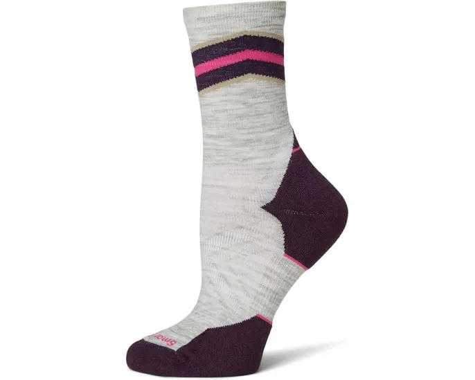 Носки Smartwool Run Targeted Cushion Mid Crew с амортизацией для бега и сетчатыми вставками