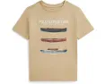 Футболка Polo Ralph Lauren с принтом из хлопкового джерси для малышей и детей