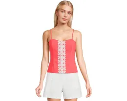 Lilly Pulitzer топ Shelli с кружевом и регулируемыми бретелями