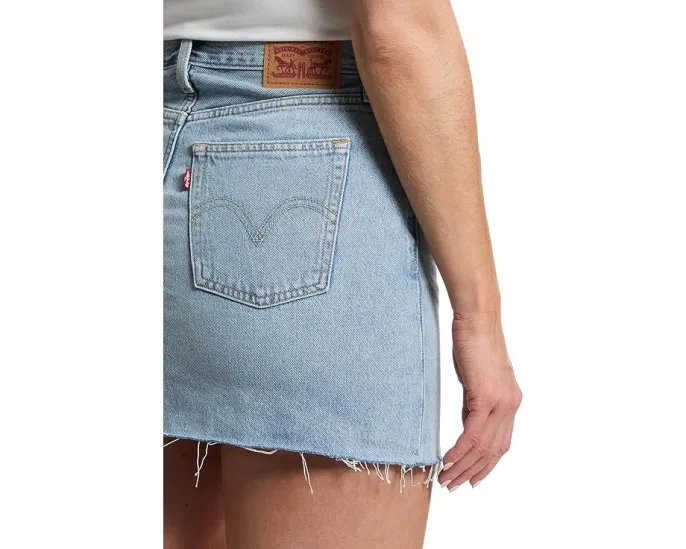 Юбка Levi's Icon из денима с поясом и карманами