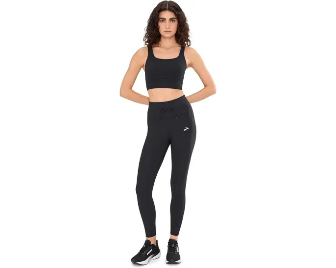 Леггинсы Brooks Luxe Tight с ультрамягкой тканью и двумя карманами на бедре
