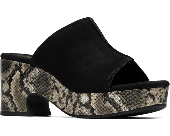 Сандалии Clarks Nerisa Vine на пробковом каблуке с мягкой стелькой